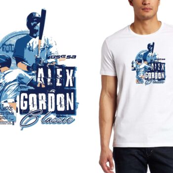 PRINT Alex Gordon Classic logo design