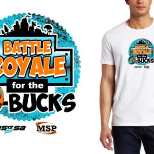 PRINT Battle Royale for the V Bucks logo design