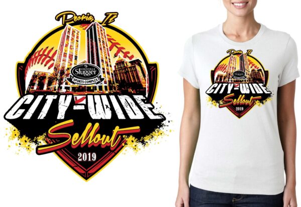 PRINT City Wide Sellout logo design