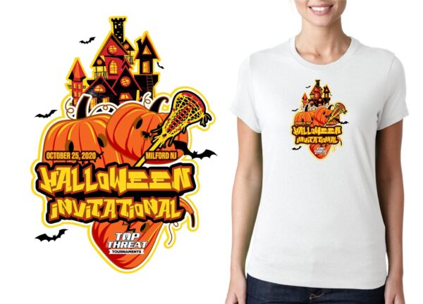 Halloween Invitational logo design