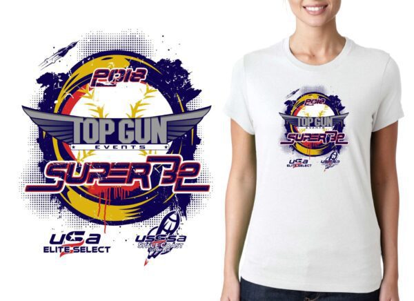 PRINT USA Elite Select Space Coast Super 32 logo design