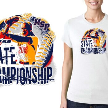 PRINT USSSA State Championship logo design