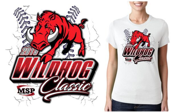 PRINT Wildhog Classic logo design