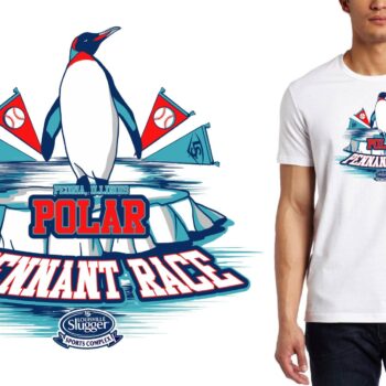 Polar Pennant Race logo design