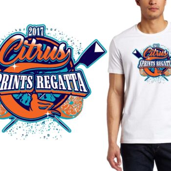 PRINT 1 21 17 Citrus Sprints Regatta rowing logo design