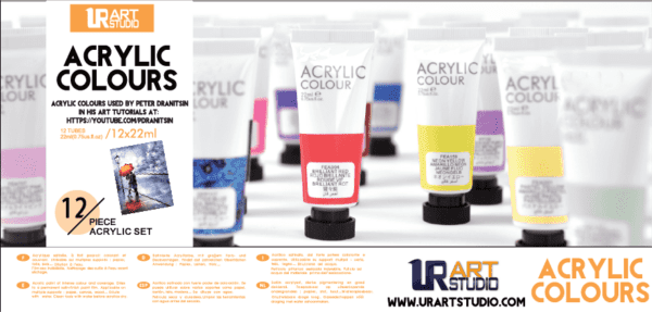 ACRYLIC PAINT 22ML BY URARTSTUDIO.com