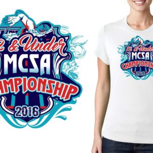 12 and Under MCSA Championship logo design