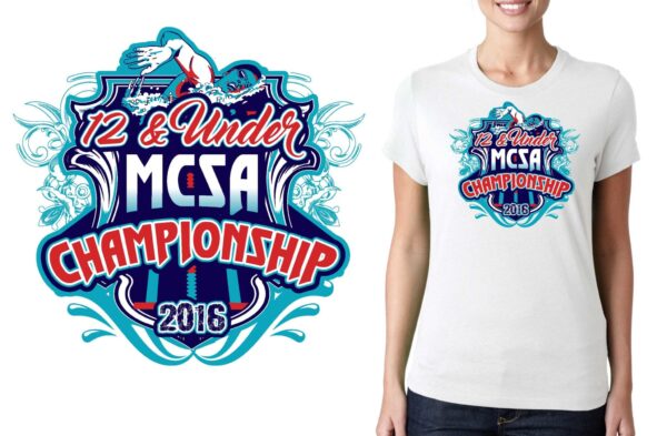 12 and Under MCSA Championship logo design