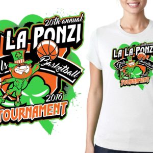 La La Ponzi Tournament logo design