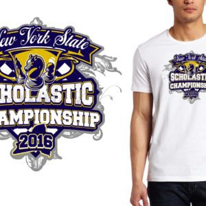 New York State Scholastic Championships logo design