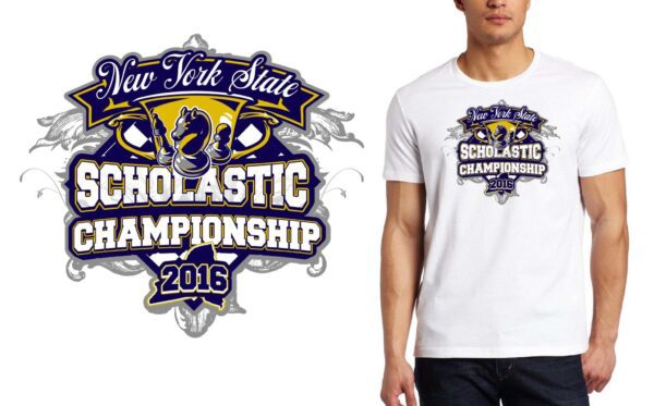 New York State Scholastic Championships logo design