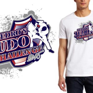 PEDROS JUDO CHALLENGE logo design