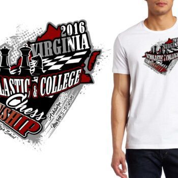 VA State Scholastic and Collegiate Championships logo design