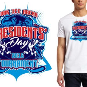 YIA Presidents Day Tournament logo design