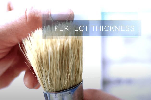 3 orange oval brushes