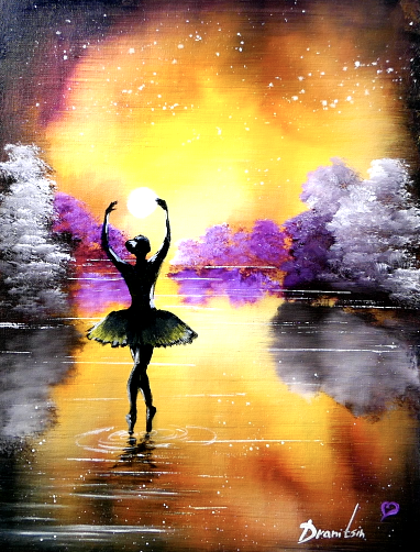 Ballerina Dancing on Water