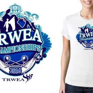 TRWEA Championship color guard logo design