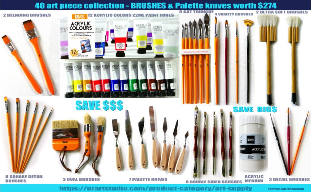 VARIETY PAINT BRUSH SET – UrArtStudio