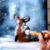 Fox in the Snow | Acrylic Painting | Easy for Beginners