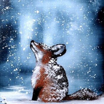 Fox in the Snow | Acrylic Painting | Easy for Beginners