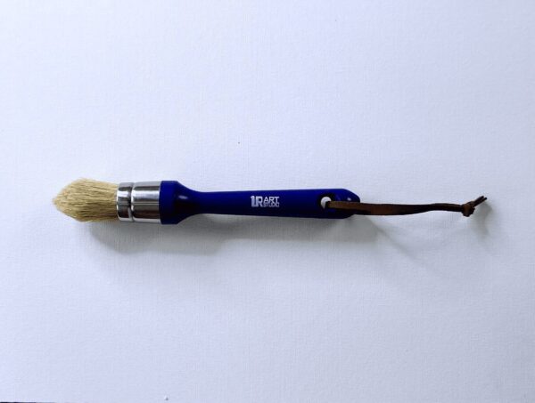 Pointed Oval Brush Long Handle by Peter Dranitsin5 blue color