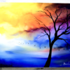 Tree and Clouds | Acrylic Painting | Easy for Beginners