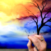 Tree and Clouds | Acrylic Painting | Easy for Beginners4