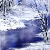 Warm Winter Landscape | Acrylic Painting | Easy Painting for Beginners