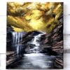 Little Waterfall | Autumn Landscape | Acrylic Painting Challenge for Beginners | Abstract4