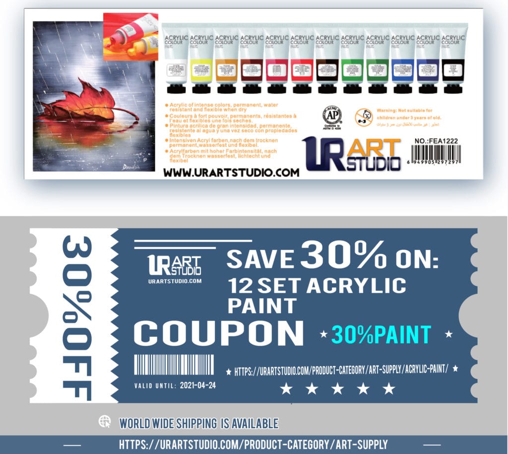 30%OFF ACRYLIC PAINT