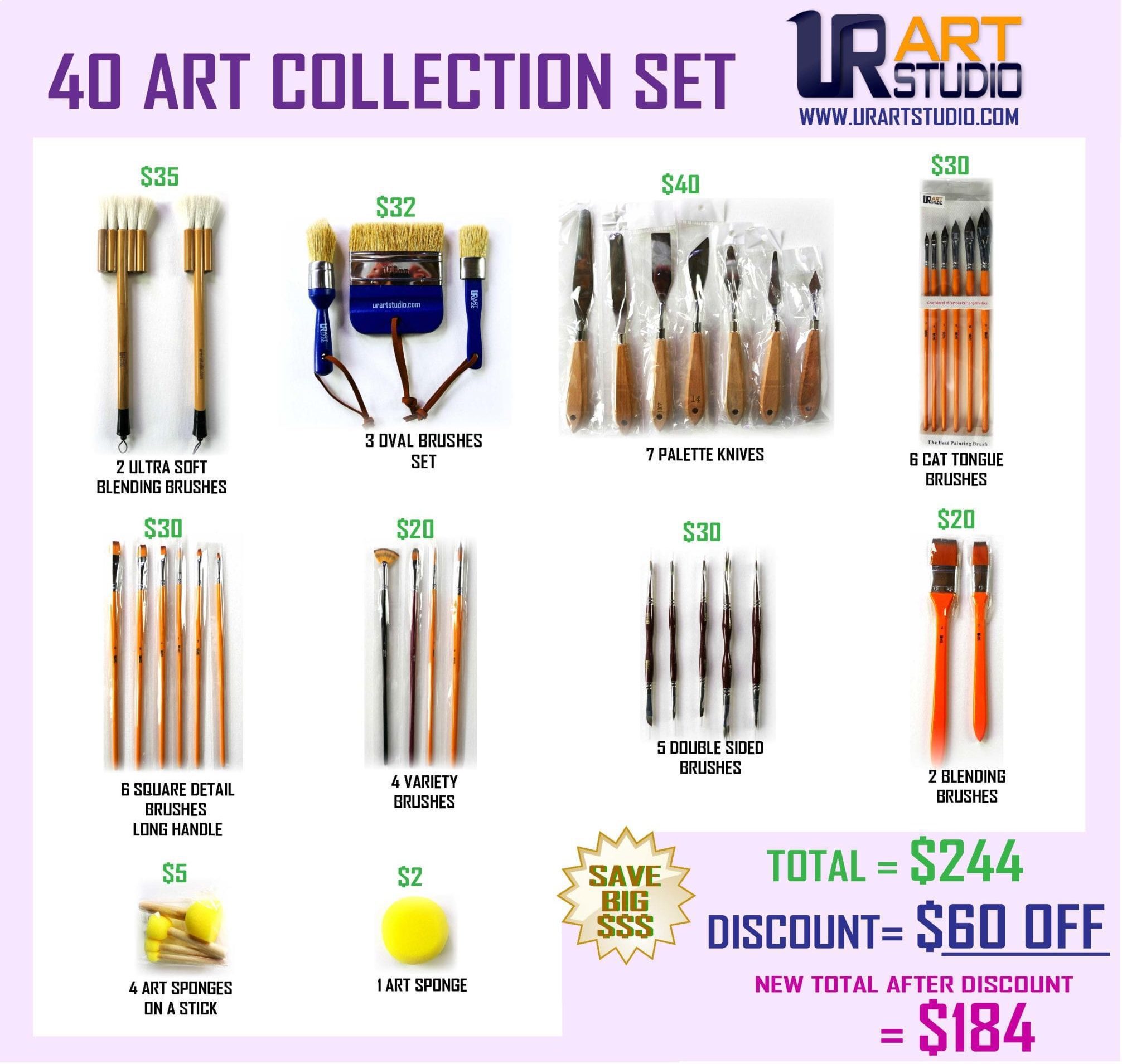 40 ART PIECE COLLECTION SET