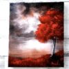 Red Tree | ABSTRACT ART | EASY PAINTING for BEGINNERS | ACRYLICS 01