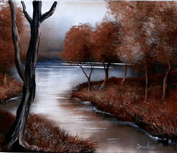 late autumn landscape painting 03