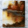 warm autumn day by Dranitsin oval brush painting techniques 01