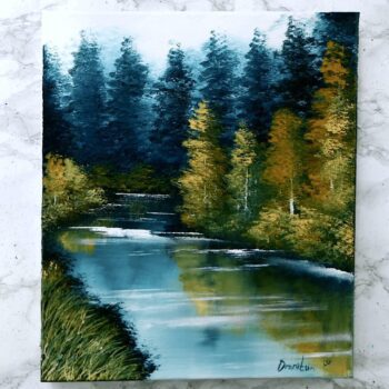 quiet brook painting 01