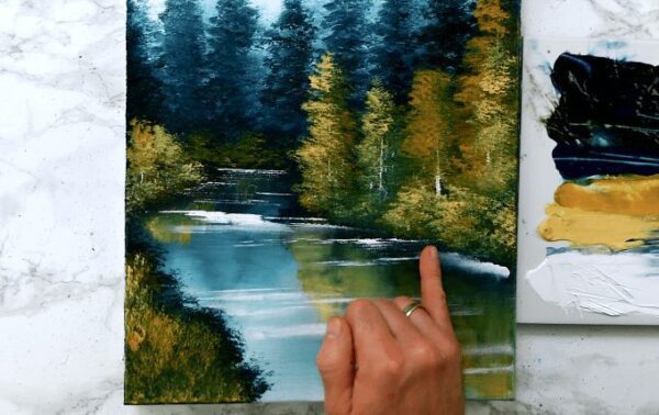 quiet brook painting 01