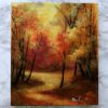 autumn path landscape painting 02