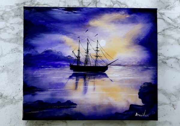 https://urartstudio.com/wp-content/uploads/2022/02/sailing-ship-in-moonlight-oval-brush-painting-technique-01.png