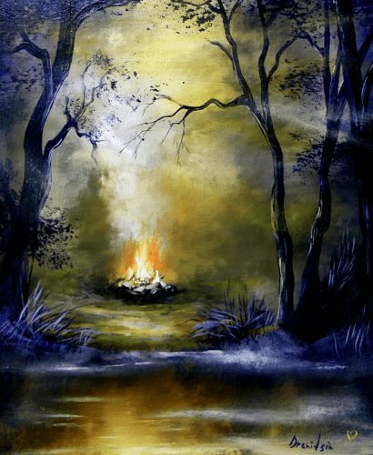 Painting the Four Elements: Earth, Air, Fire, and Water in Landscapes