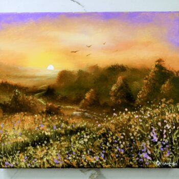 road to sunset painting 1