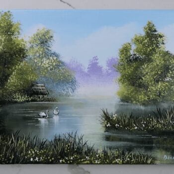 swan lake painting 2