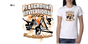 GYMNASTICS PLAYGROUND INVITATIONAL 2022 VECTOR LOGO DESIGN FOR PRINT 2022