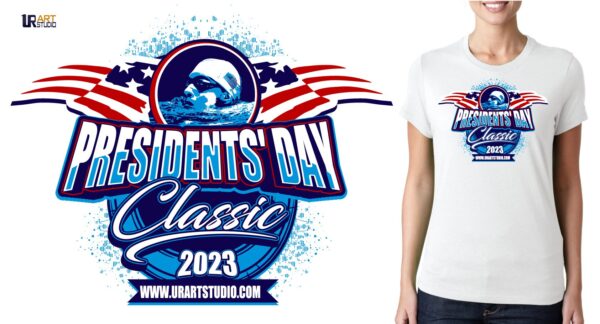 PRESIDENTS DAY CLASSIC 2023 VECTOR LOGO DESIGN FOR PRINT 2023