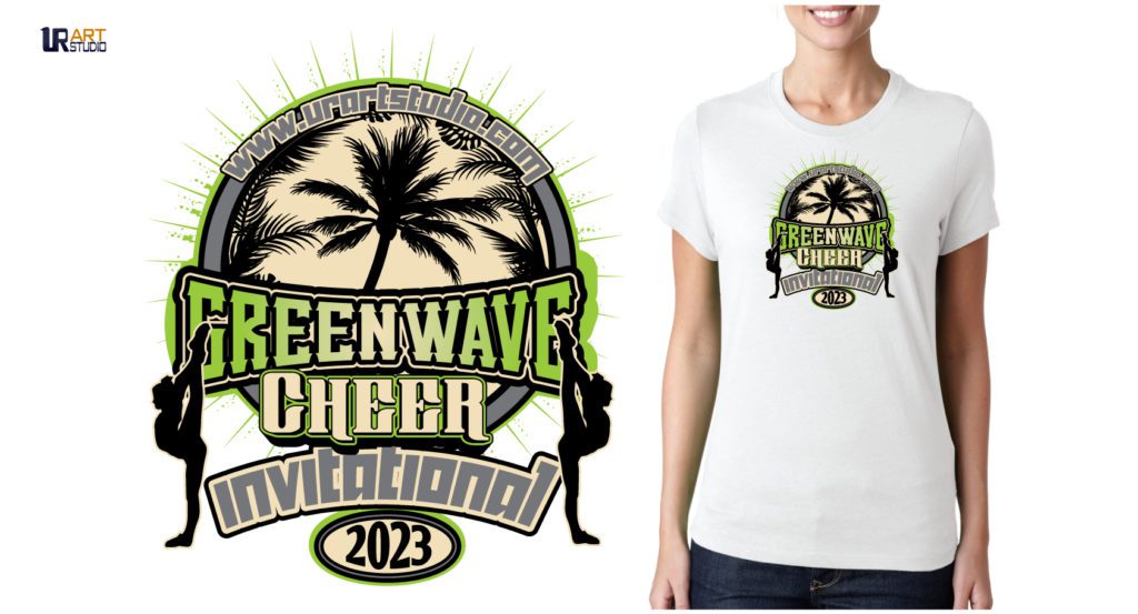 GREENWAVE CHEER INVITATIONAL VECTOR LOGO DESIGN FOR PRINT 2023.ai