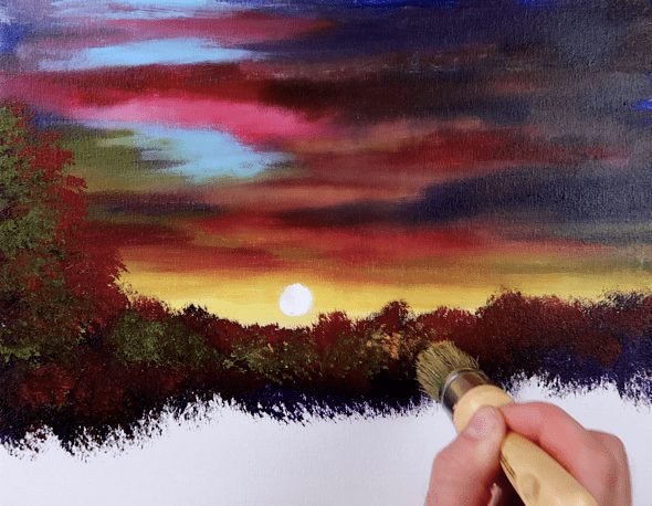 🌅 Capturing the Majestic Skies: Painting Tips for Creating Breathtaking Acrylic Landscapes 🎨