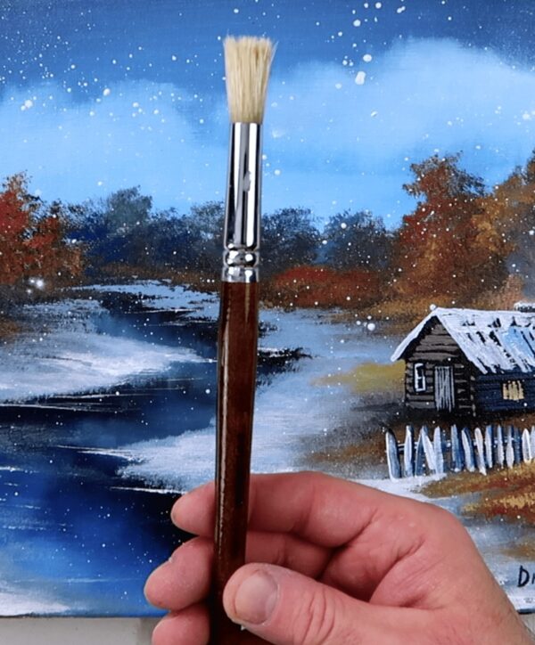 round 12 brush brown handle create lighter color logo and website