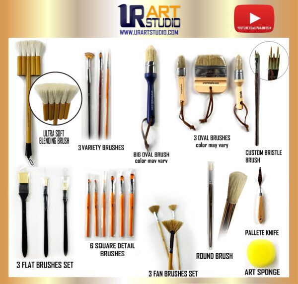 The Different Types of Paint Brushes Every Artist Should Know About –  Adis&Guys