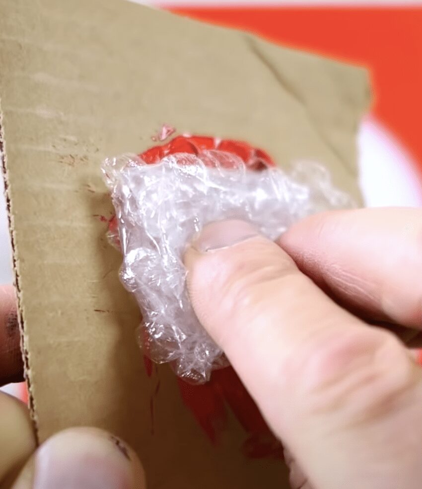 bubble wrap application by urartstudio acrylic painting tips 10