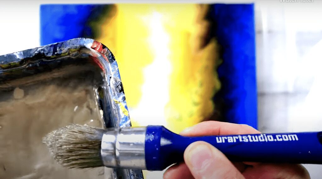 plastic wrap water splash acrylic effect painting tips for beginners 1