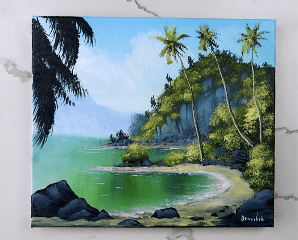 The Power of Nature: Unleashing the Magic of Acrylic Landscape Painting at URARTSTUDIO.COM